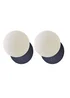 ValueLights Darla Pair of Navy Bathroom Wall Lights with Bulbs - One Size Image 1