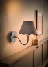 ValueLights Hattie Blue Scallop Rechargeable Wall Light - One Size Image 2
