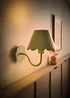 ValueLights Hattie Green Scallop Rechargeable Wall Light - One Size Image 2