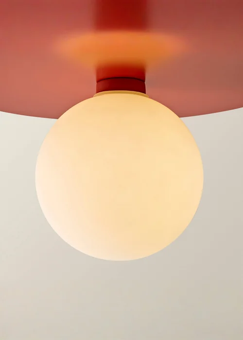 ValueLights Darla Rust Bathroom Ceiling Light with Bulb - One Size Image 3