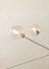ValueLights Sputnik Chrome 8 Way Pendant Ceiling Light with Bulbs - One Size Image 3