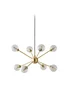 ValueLights Sputnik Gold 8 Way Pendant Ceiling Light with Bulbs - One Size Image 2