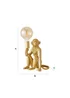 ValueLights Gold Monkey Table Lamp with Giant Globe Bulb - One Size Image 6
