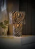 ValueLights Nessa Zebra Pattern Velvet Table Lamp - One Size Image 2