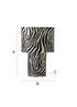 ValueLights Nessa Zebra Pattern Velvet Table Lamp - One Size Image 6