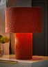 ValueLights Ash Rust Boucle Table Lamp - One Size Image 2