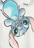Cool Club White Lilo & Stitch Short Sleeve Glitter Printed T-Shirt (3-7 yrs) - Age 4 Years Image 2