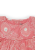 Lucy & Sam Pink Peacock Woven Dress (9 Months to 6 Years) - 3-4 Yrs Image 3