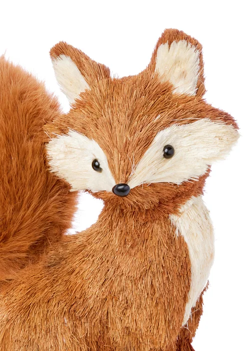 Premier Decorations Brown Fox with Fluffy Tail Ornament - One Size Image 2