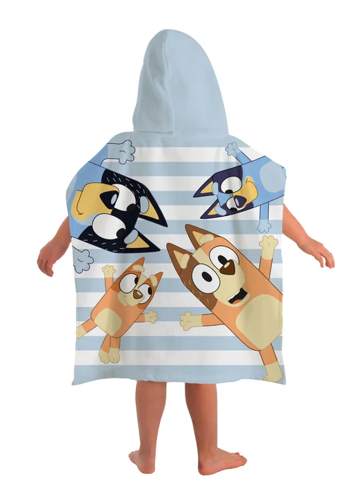 Bluey Blue Hooded Towel - One Size Image 2