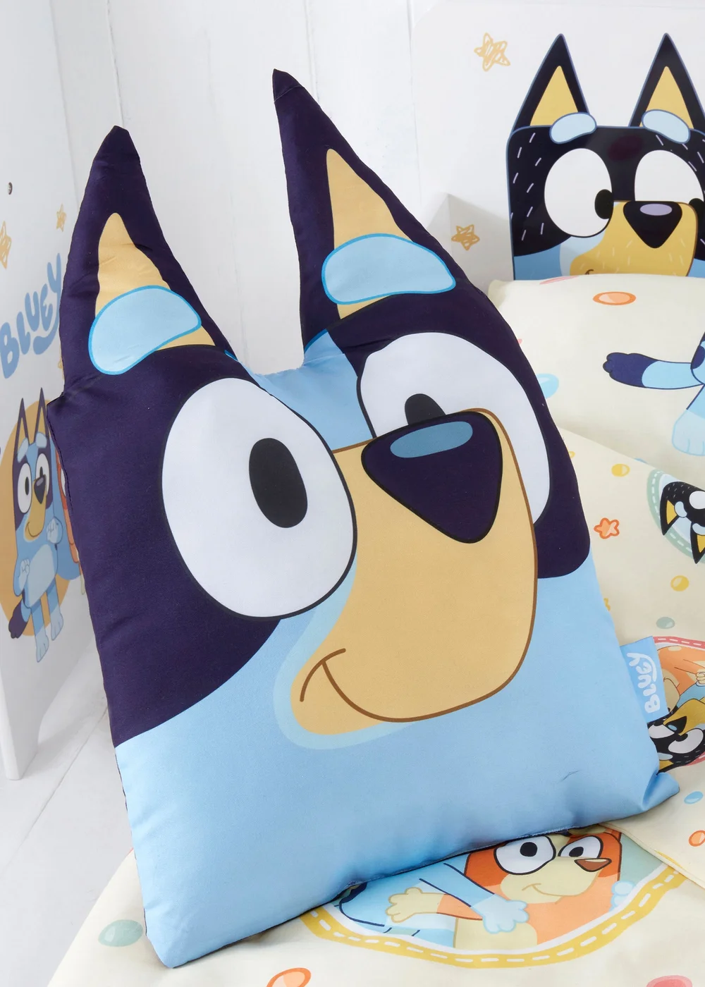 Bluey Shaped Cushion - One Size Image 1
