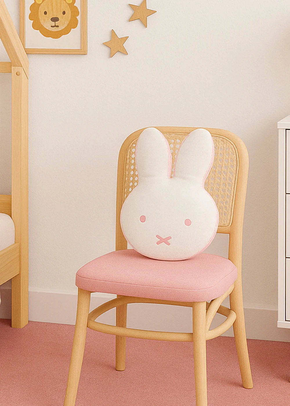 Miffy White Cushion - One Size Image 1