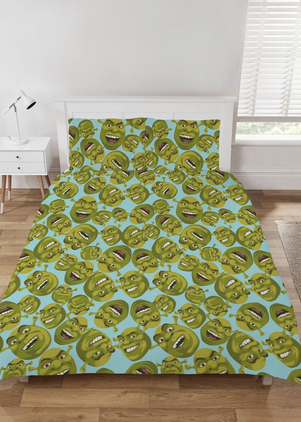 Shrek Green Double Duvet Set - Single Image 1
