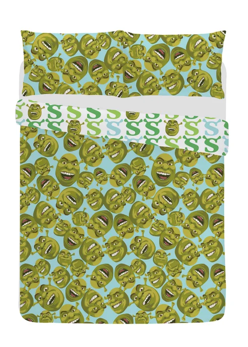 Shrek Green Double Duvet Set - Single Image 3