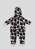 Lucy & Sam Black Cow Hooded Romper (3 Months to 24 Months) - 12 - 18 months Image 4