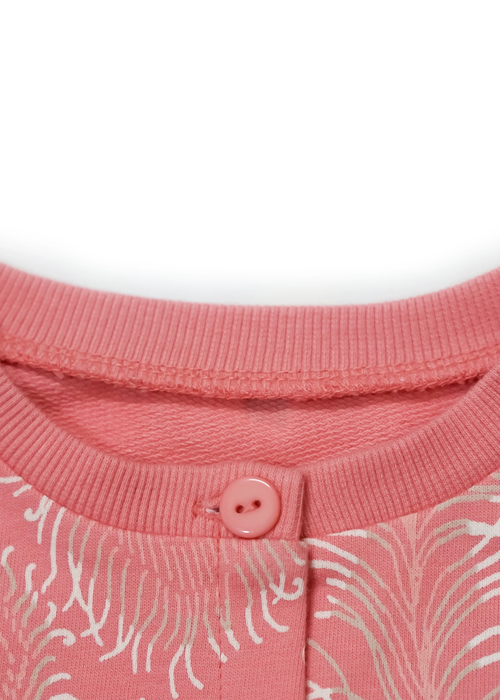 Lucy & Sam Pink Peacock Cardigan (9 Months to 6 Years) - Age 4-5 Years Image 3