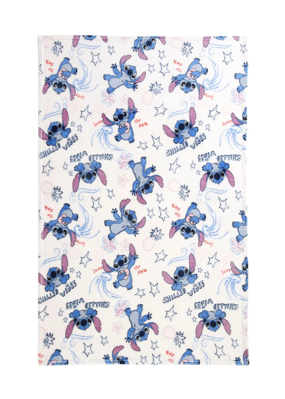 Stitch White Blanket - One Size Image 2