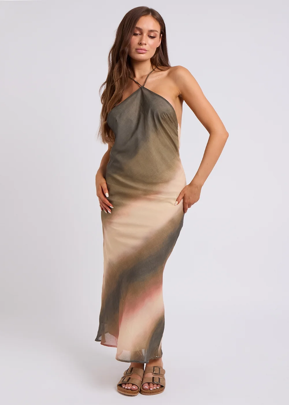 Urban Bliss Green Ombre Beaded Maxi Dress - 14 Image 1