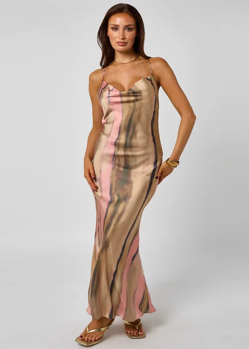 Urban Bliss Pink Tie-Dye Maxi Dress - 10 Image 1
