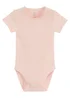 Cool Club Pink Frill Shoulder Printed Long Sleeve Bodysuit (1-36 mnths) - 1 - 2 months Image 3