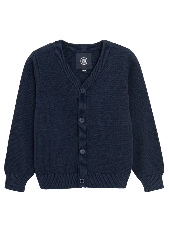 Cool Club Navy Cosy Button-Up Knit Cardigan (3-7 yrs)