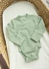 Cool Club Green Ribbed Bodysuit & Trousers Outfit 2-Piece Set (0-9 mnths) - 2 - 6 months Image 2