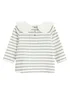 Cool Club White Long Sleeve Printed Over-Sized Collar Top (3-24 mnths) - Age 2 Years Image 3