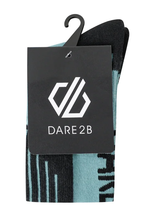 Dare2B Light Blue Kids' Technical Ski Socks - Size 6-8 Image 3
