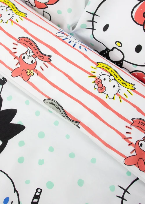 Hello Kitty Rare Pink Rotary Duvet Cover - Double Image 4