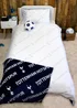 Tottenham Hotspur FC Blue Line Panel Duvet Cover - Single Image 2