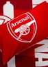 Arsenal Lightning Red Panel Duvet Cover - Single Image 4