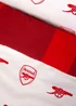 Arsenal Lightning Red Panel Duvet Cover - Single Image 3