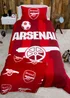 Arsenal Lightning Red Panel Duvet Cover - Single Image 1