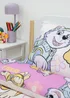 Paw Patrol Pink Brushed Rotary Duvet Cover - Single Image 4