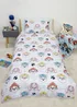 Paw Patrol Grey Sketchy Rotary Duvet Cover - Single Image 2