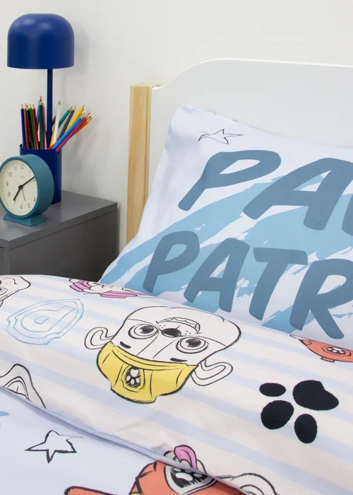 Paw Patrol Grey Sketchy Rotary Duvet Cover - Single Image 4