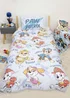 Paw Patrol Grey Sketchy Rotary Duvet Cover - Single Image 1