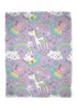Peppa Pig Purple Bedtime Fleece Blanket - 100 x 150 Image 5