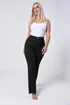 Yours Curve Black Bootcut Stretch ISLA Jeans - 26/L28 Image 2
