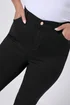 Yours Curve Black Bootcut Stretch ISLA Jeans - 26/L28 Image 3