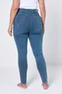 Yours Curve Mid Blue Skinny Stretch Ava Jeans - 22/L28 Image 3