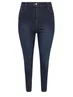Yours Curve Dark Indigo Blue Skinny Stretch Ava Jeans - 16/L30 Image 5