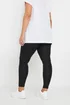 Yours 2 Pack Curve Black Soft Touch Viscose Stretch Leggings - 32/L28 Image 4