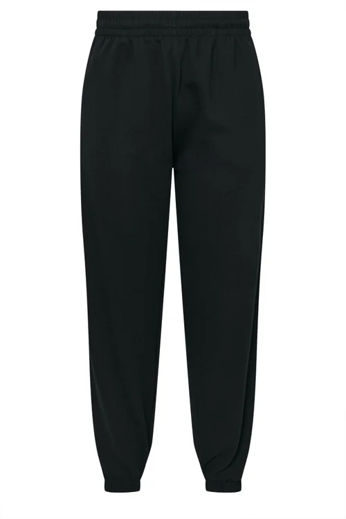 Yours Curve Black Cuffed Joggers - 30-32 Image 5