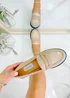 Love Lemonade Beige Crystal Royale Loafers - Size 3 Image 5