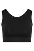 Yours Black Seamless Longline Padded Bralette Top - Size 14-16 Image 3