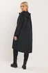 Yours Curve Black Lightweight Longline Parka Jacket - 16 Image 3