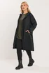 Yours Curve Black Lightweight Longline Parka Jacket - 16 Image 1