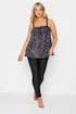 Yours Black Long Swim Leggings - Size 18 Clothing Image 3