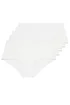 Yours Curve 5 Pack White Stretch Full Briefs - 14-16 Image 5